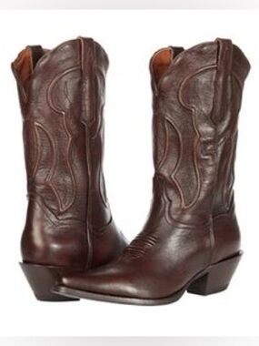 Dan Post Mataya Snip Toe Brown Leather Western Cowboy Boot size 7